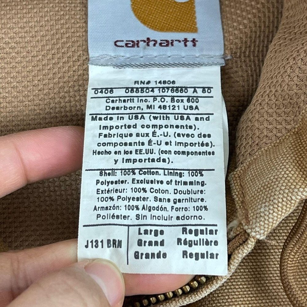Carhartt Brown Hooded Jacket - Picture 15 of 16